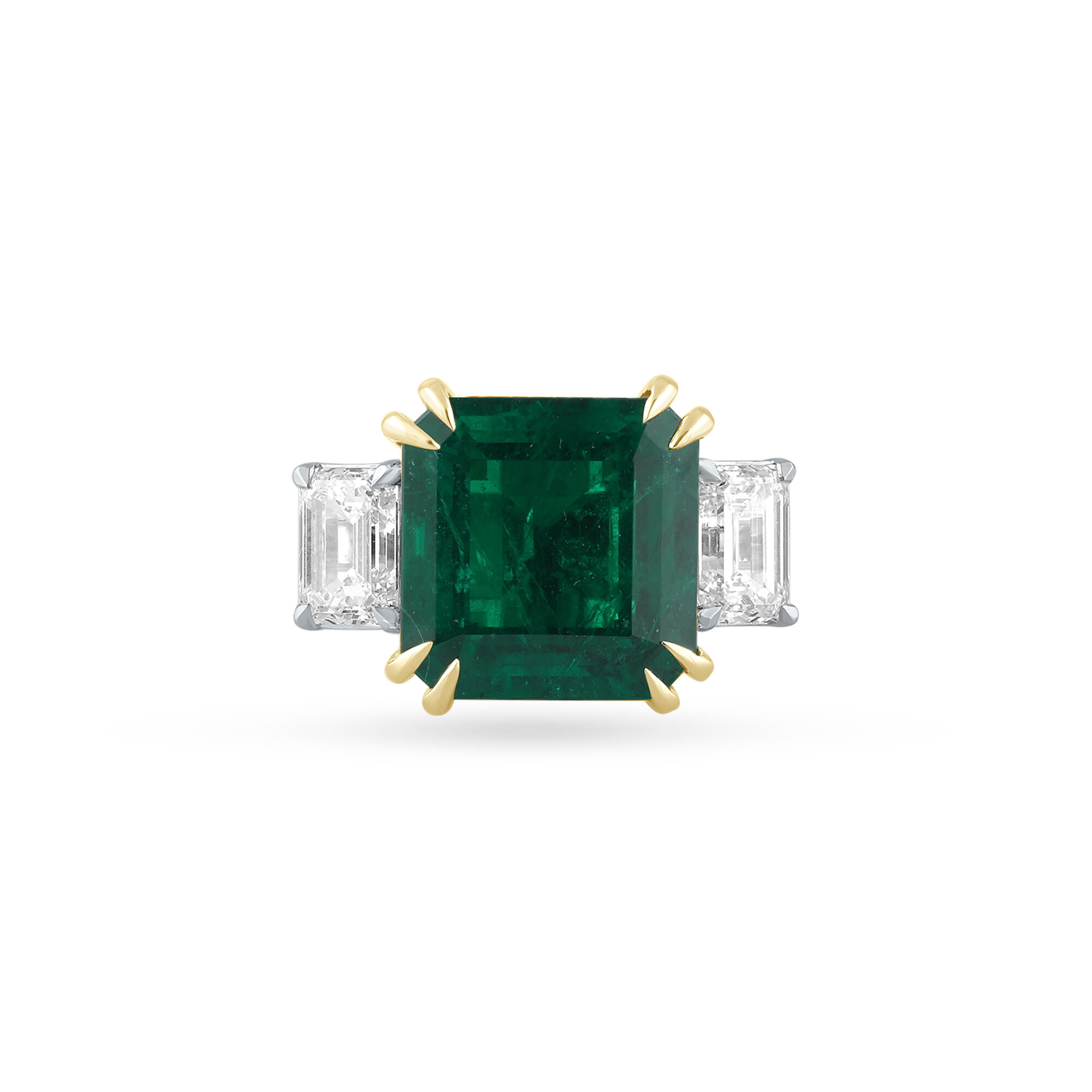 男女兼用 Birks in Diamonds with Ring Octagon-Cut Emerald Desire Pure アクセサリー